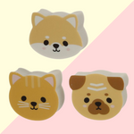 Lot de 3 gommes Shiba