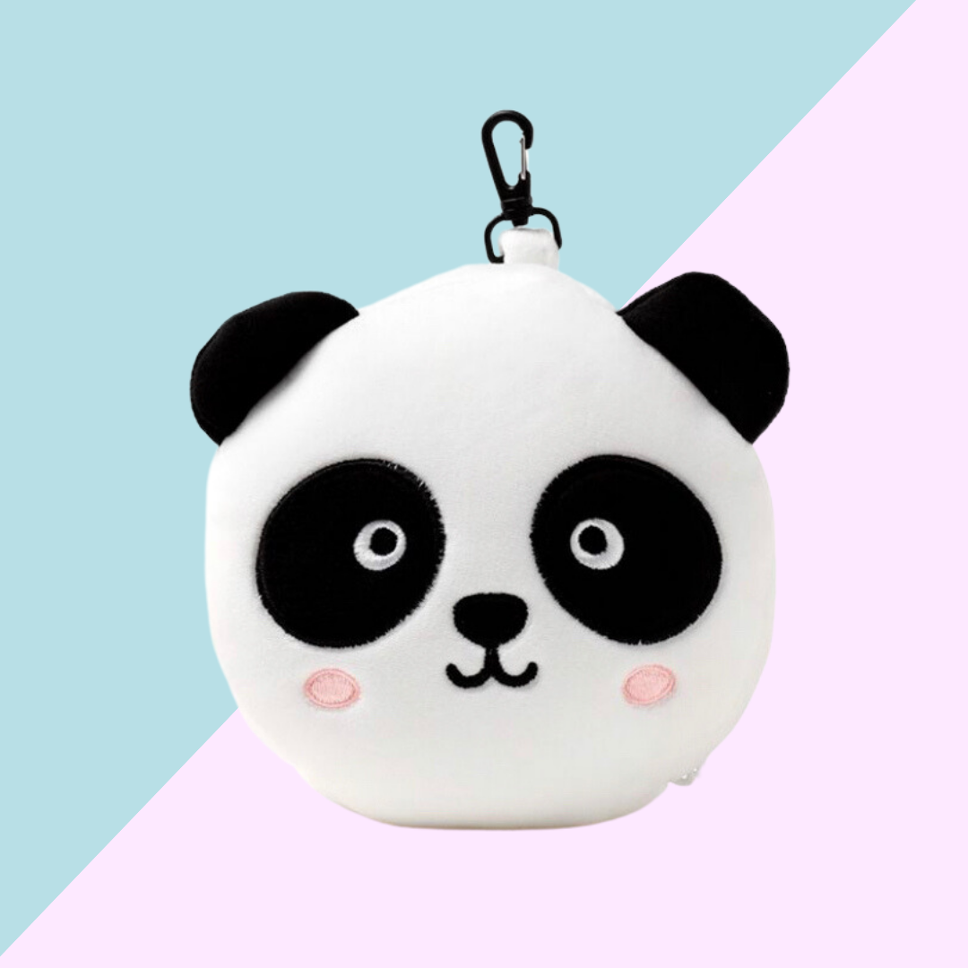 Coussin de Voyage 2-en-1 avec Masque Yeux - Panda