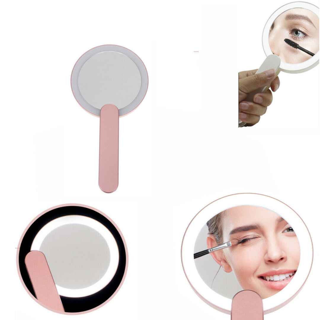 Miroir Rose Led