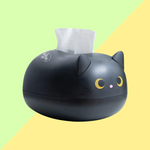 Boîte à Mouchoirs Chat Noir