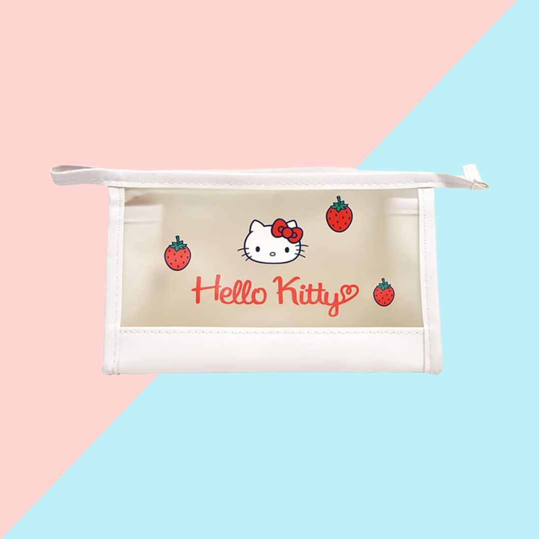Trousse Hello Kitty - Blanc Fraise