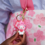 Porte clé Sanrio My Melody rose