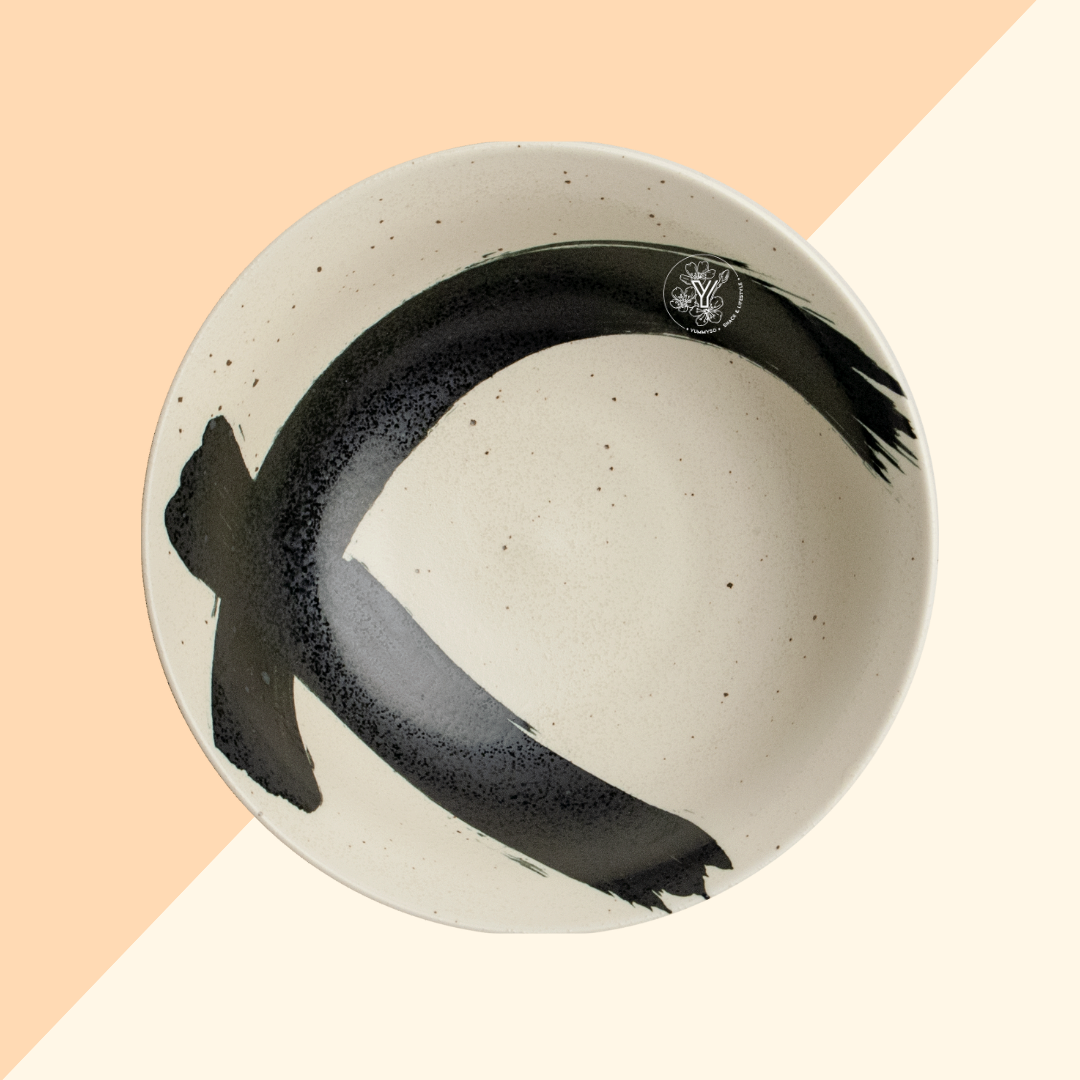 Bol Ramen Noir et Blanc - Bol Céramique Japonais