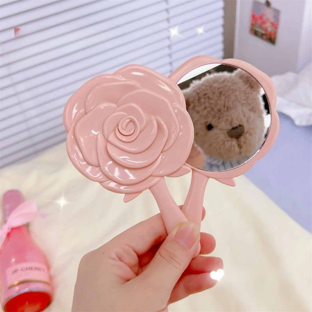 Miroir Fleurs Rose