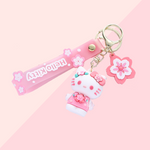 Porte clé Hello Kitty rose
