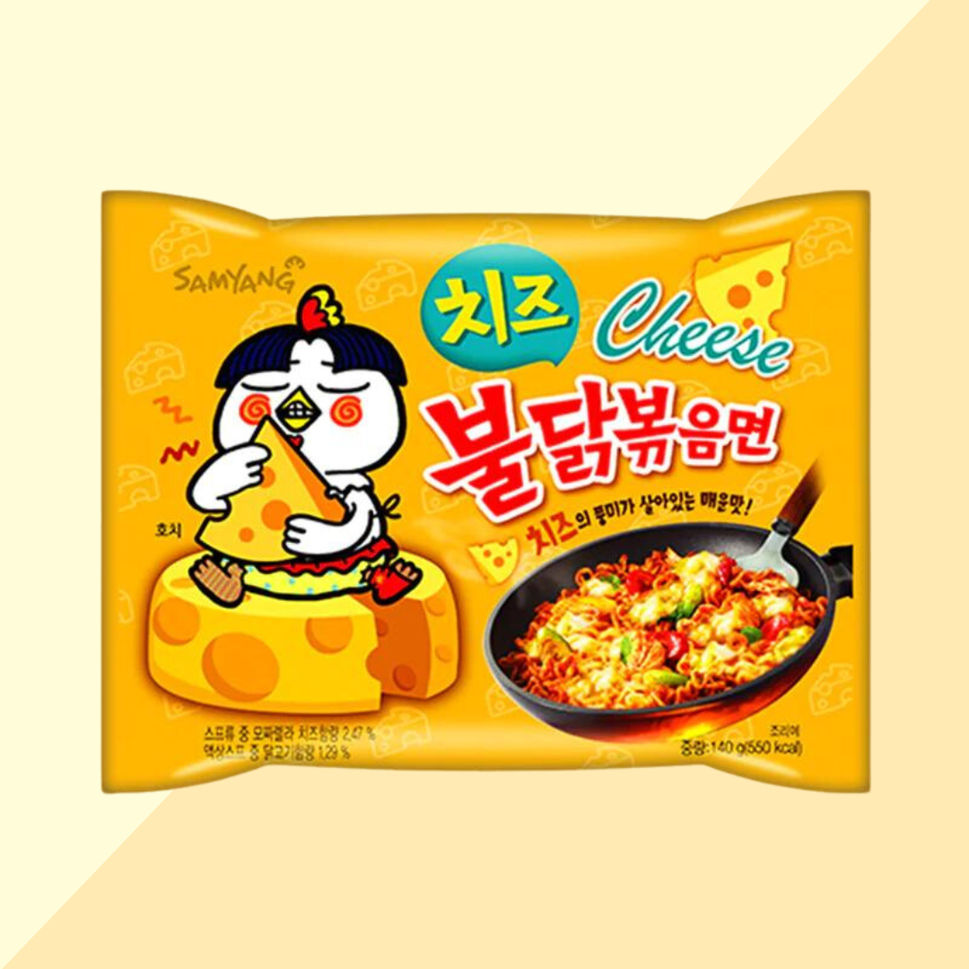 Buldak Ramen Cheese - Nouilles Instantanées coréennes