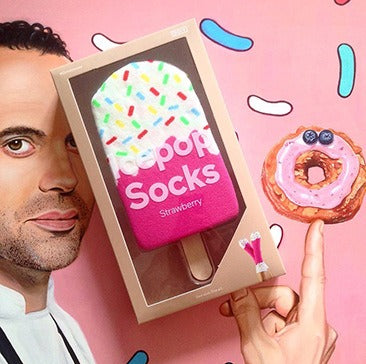 Chaussettes Glace Fraise