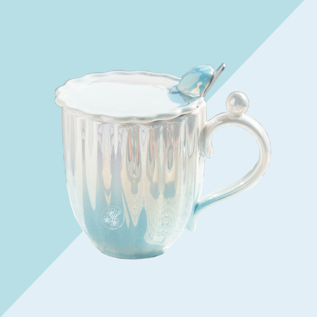Mug Coquillage - Bleu Nacré