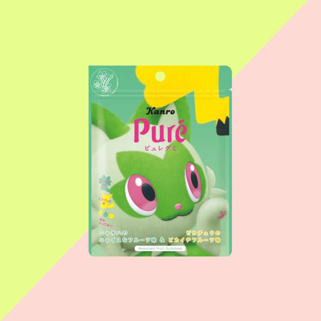 Pure Gummy Nyaice Pokémon - Bonbons aux fruits 52g