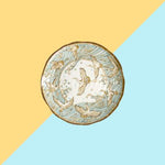 Assiette Grue Bleu- Assiette Céramique Japonais