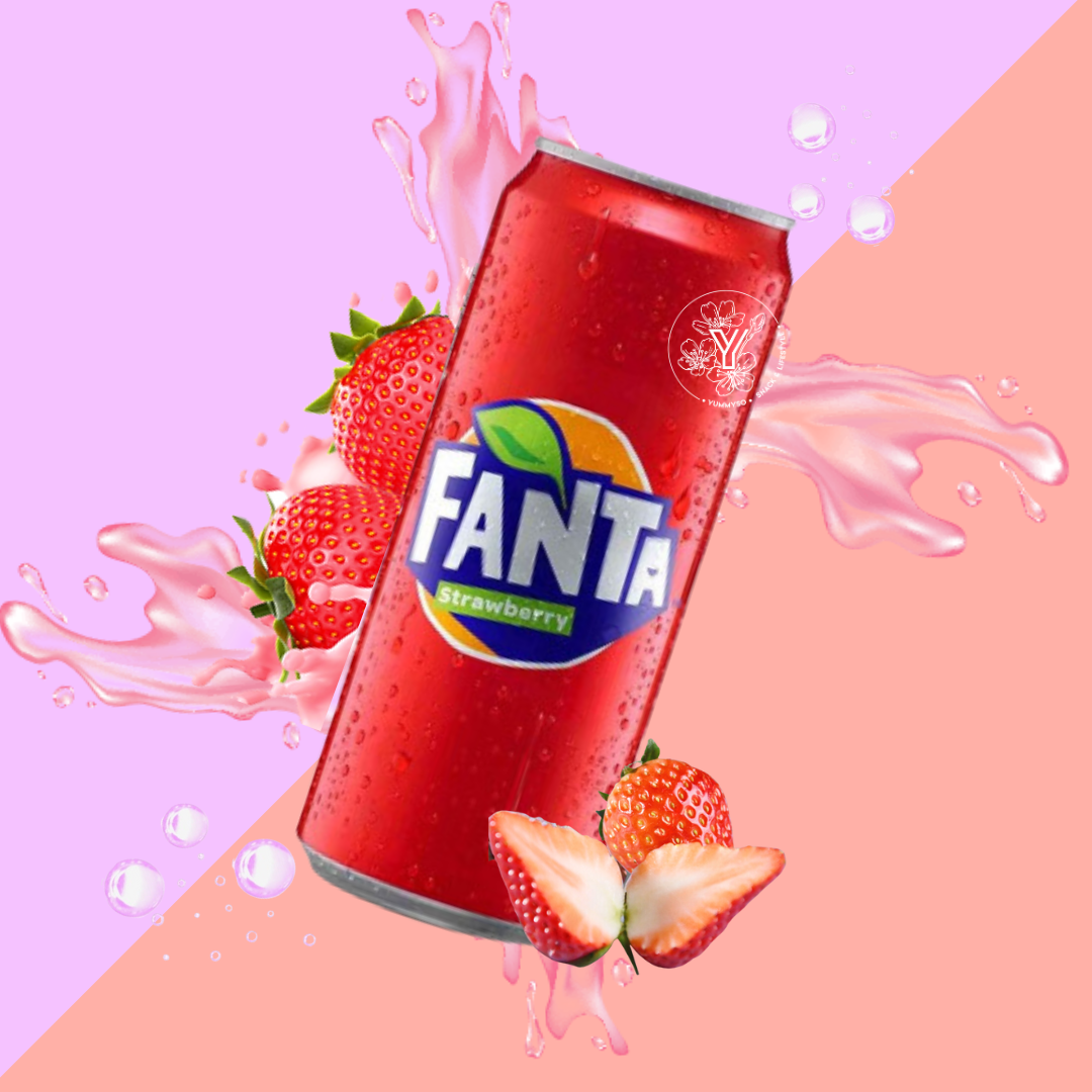 Fanta Fraise - Soda aux fruits 33Oml