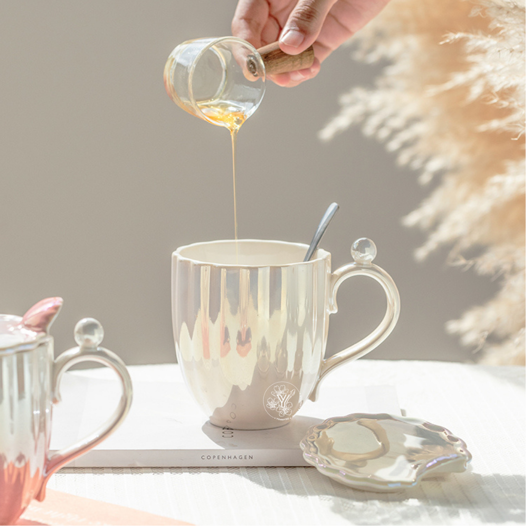 Mug Coquillage - Blanc Nacré