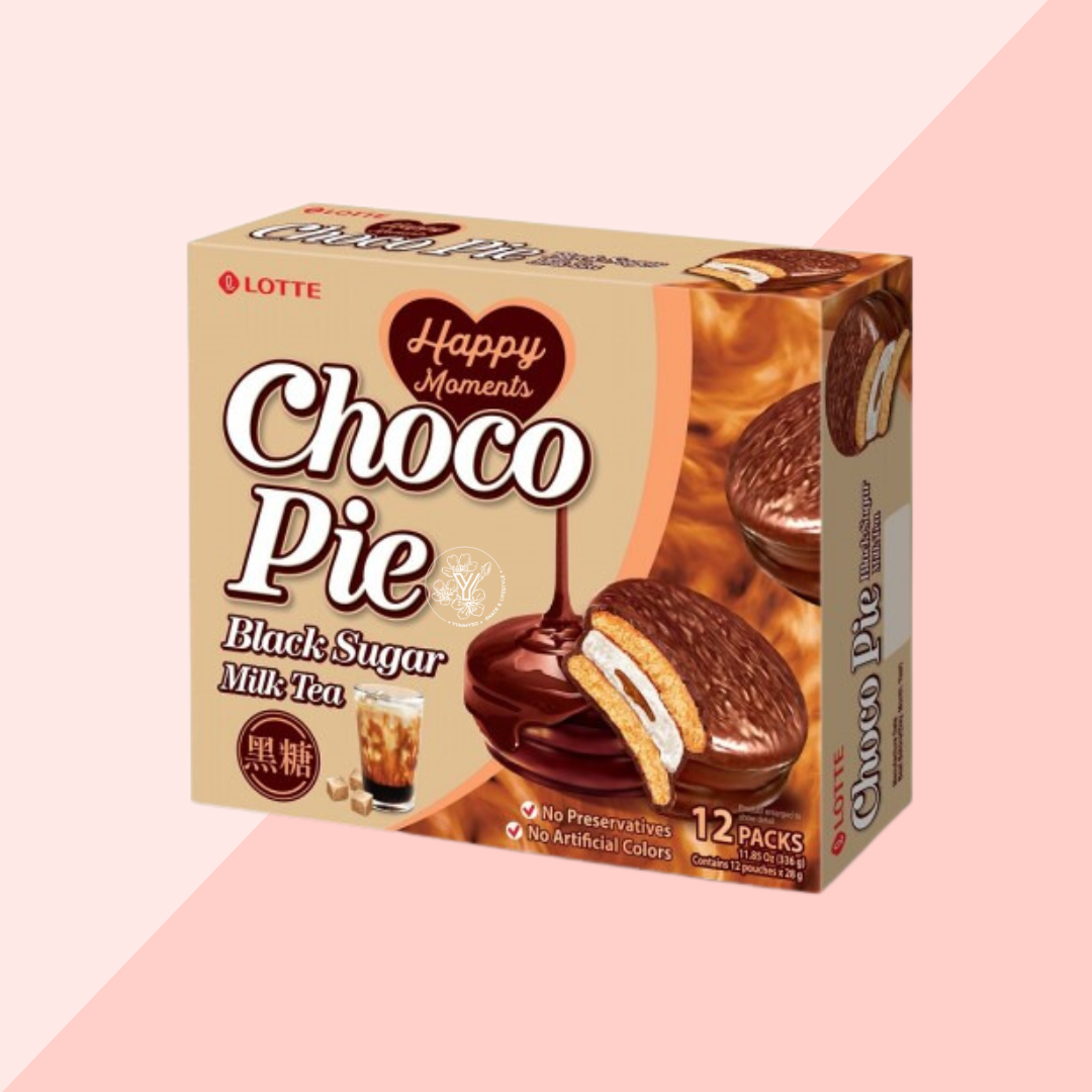 Choco Pie Brown Sugar Milk Tea - Lotte