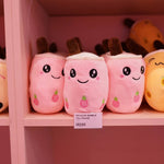 Peluche Bubble Tea - Fraise