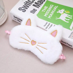Masque de Nuit Chat Blanc