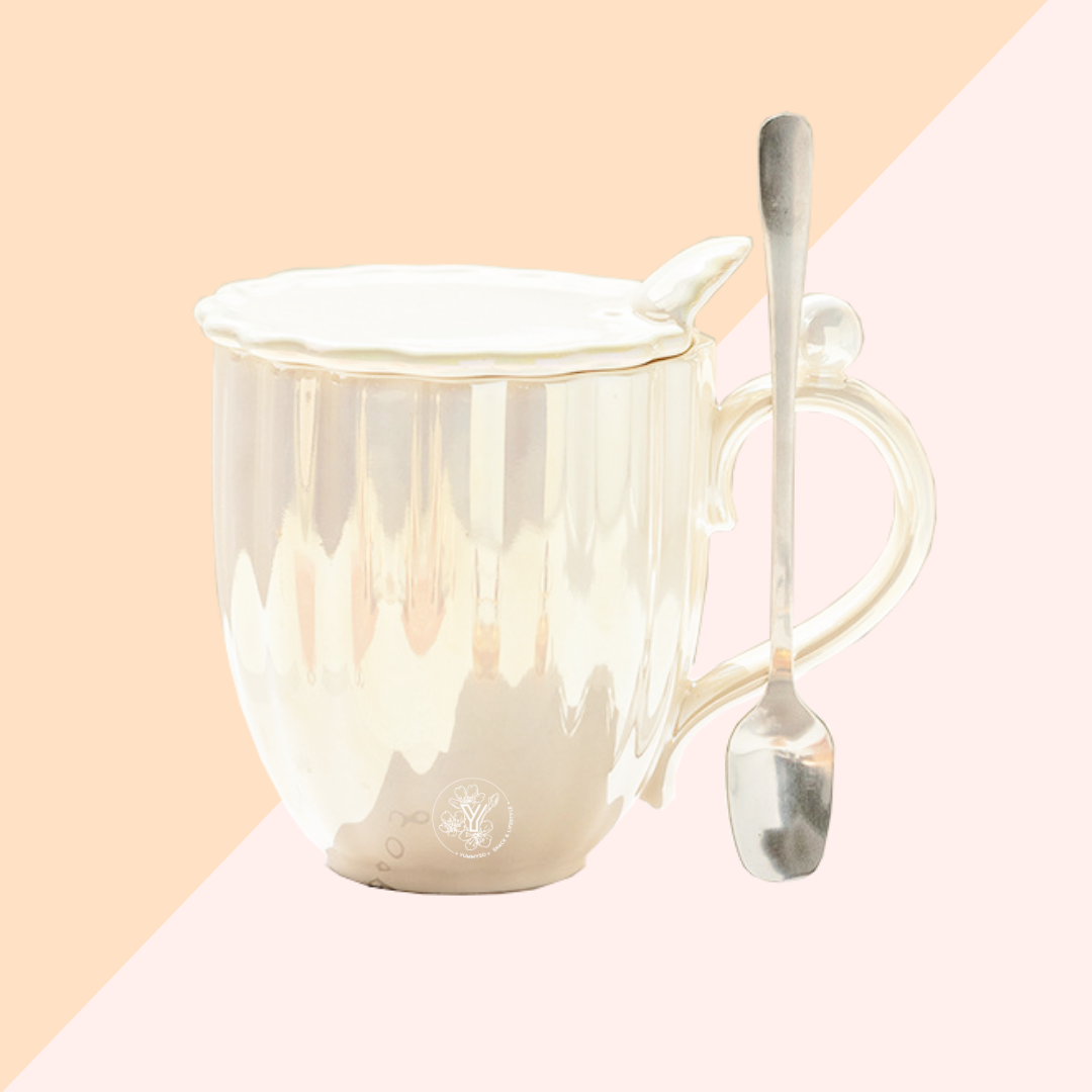 Mug Coquillage - Blanc Nacré
