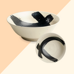 Bol Ramen Noir et Blanc - Bol Céramique Japonais