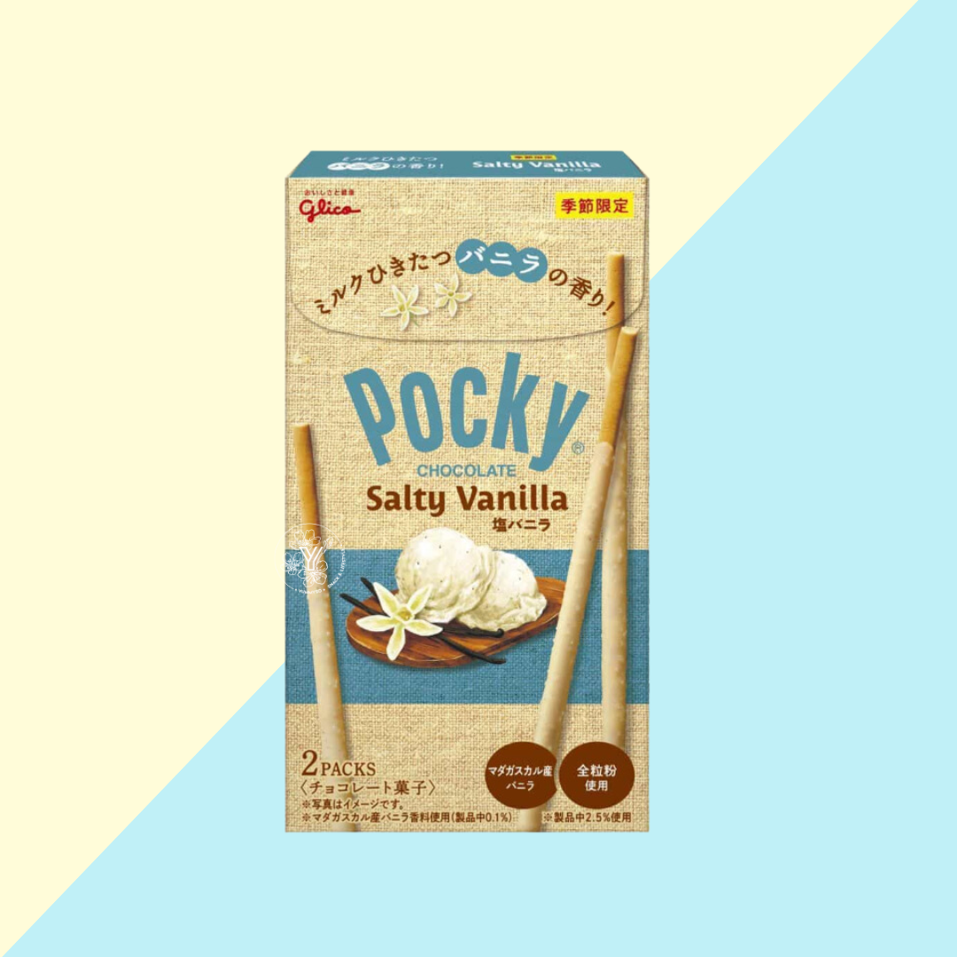 Pocky Salty Vanilla - Bâtonnets chocolatés Japonais