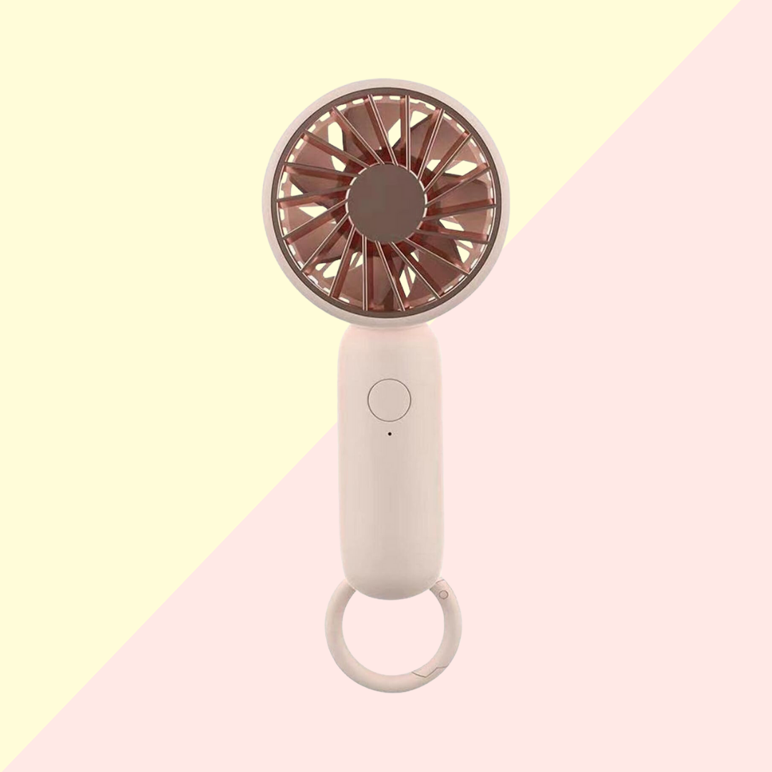 Mini Ventilateur 3 Vitesses - Rose