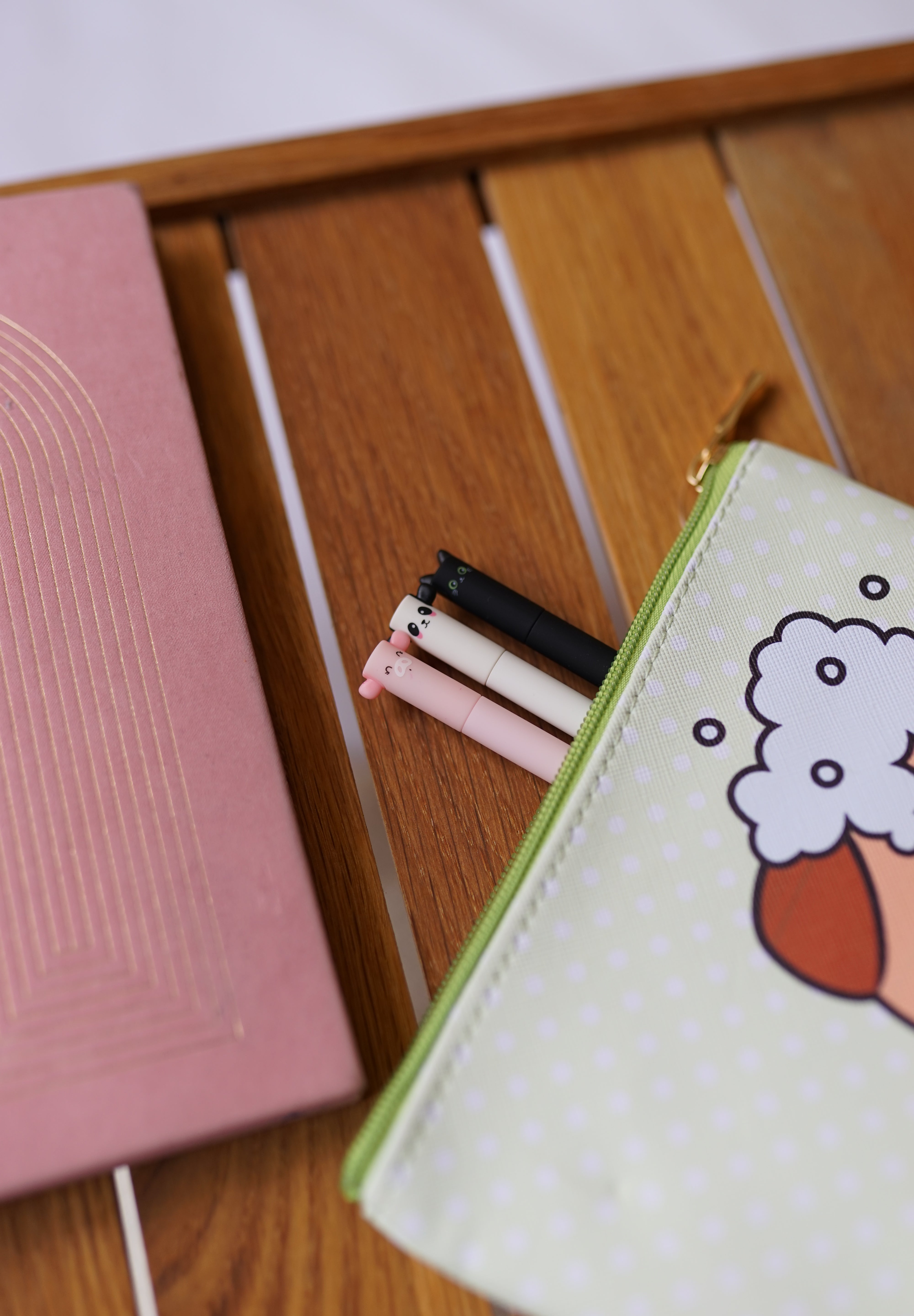 3 Recharges Vert pour Stylo à Encre Gel Effaçable - Legami