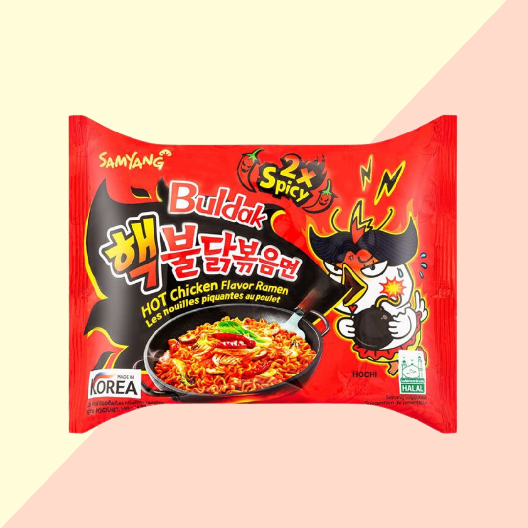 Buldak Ramen Hot Chicken 2x Spicy - Nouilles Instantanées coréennes