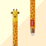 Stylo à Encre Gel Effaçable Noir - Giraffe
