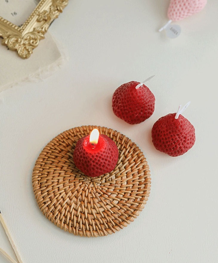 Bougie Fraise Rouge