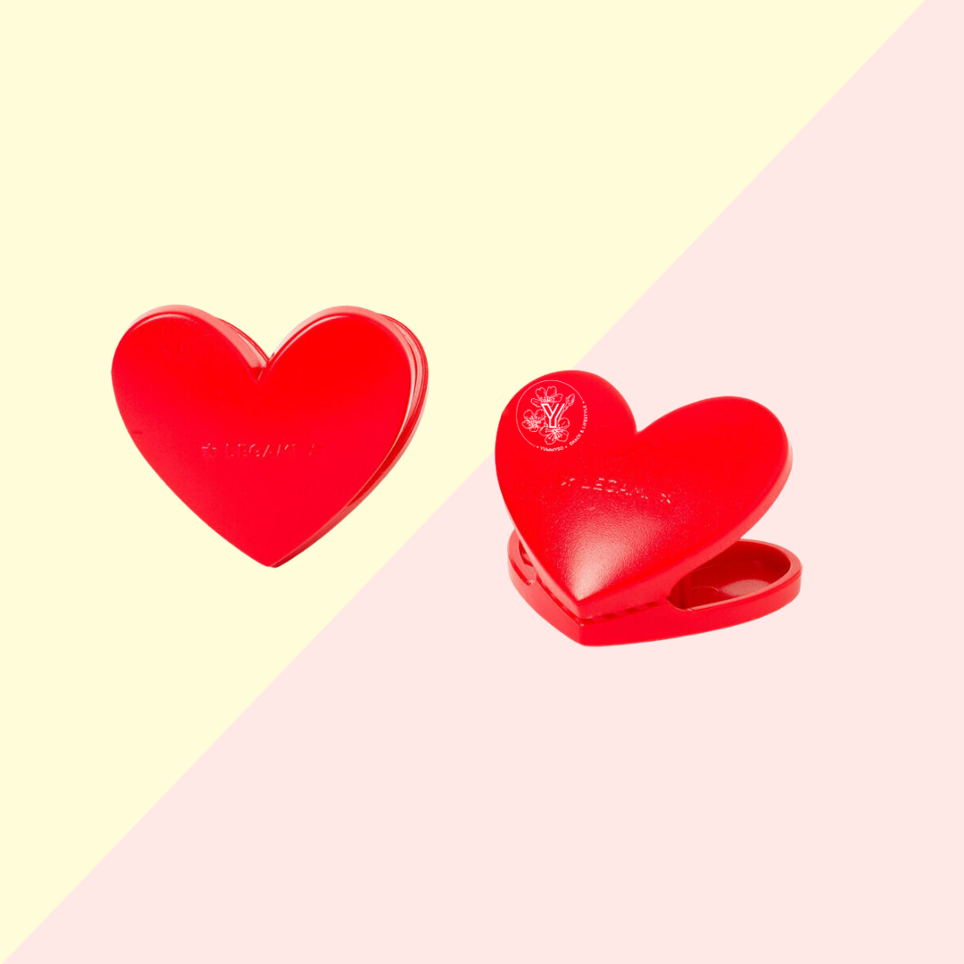 Set de Pinces Ferme-Sachet Cœur