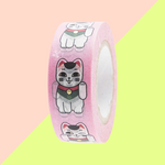 Rubans Adhésifs en Papier Lucky Cat