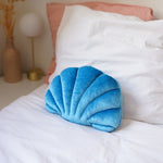 Coussin Coquillage Bleu - S