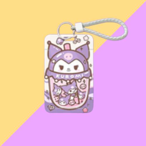 Porte Carte Kuromi Violet