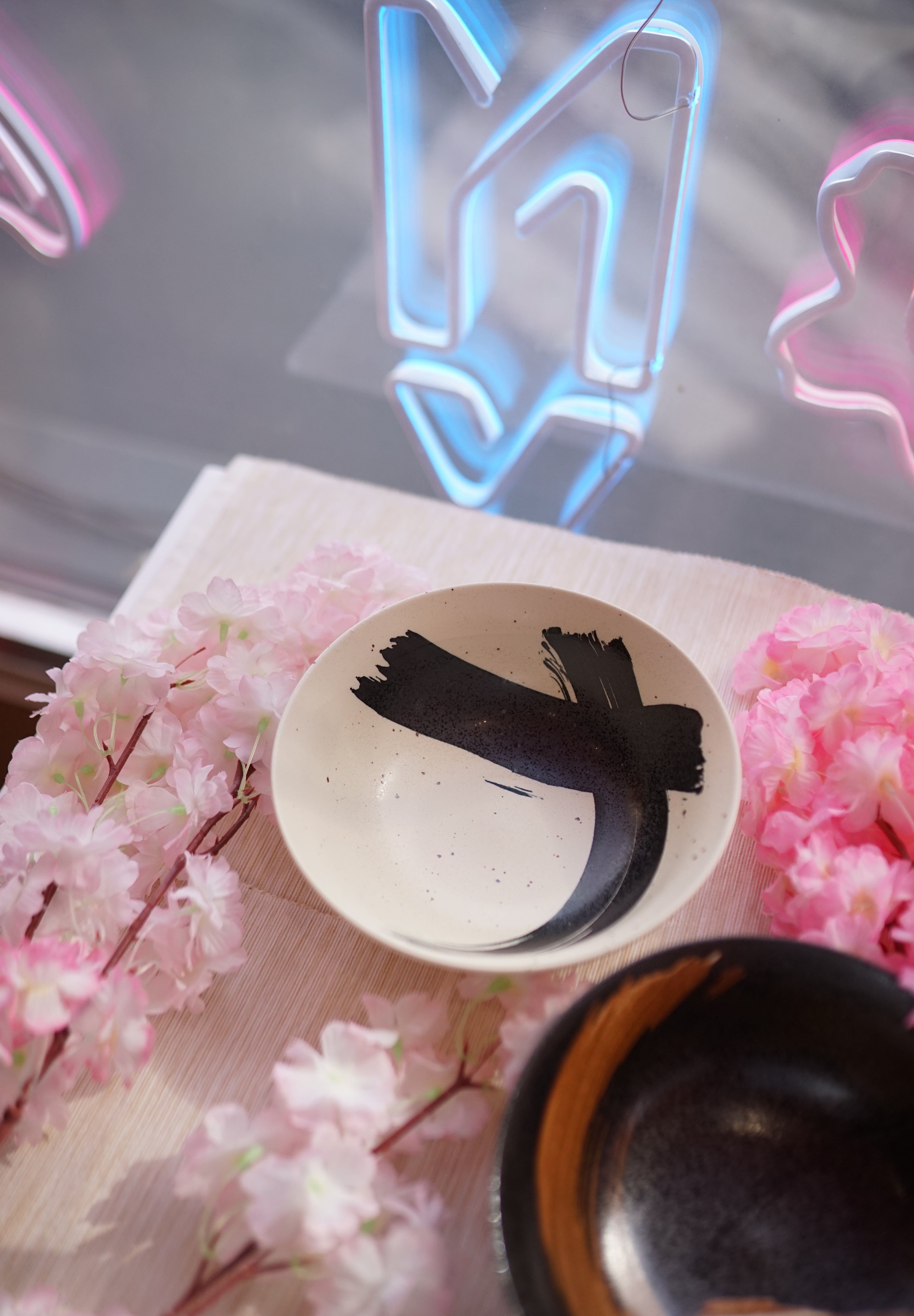 Bol Ramen Noir et Blanc - Bol Céramique Japonais