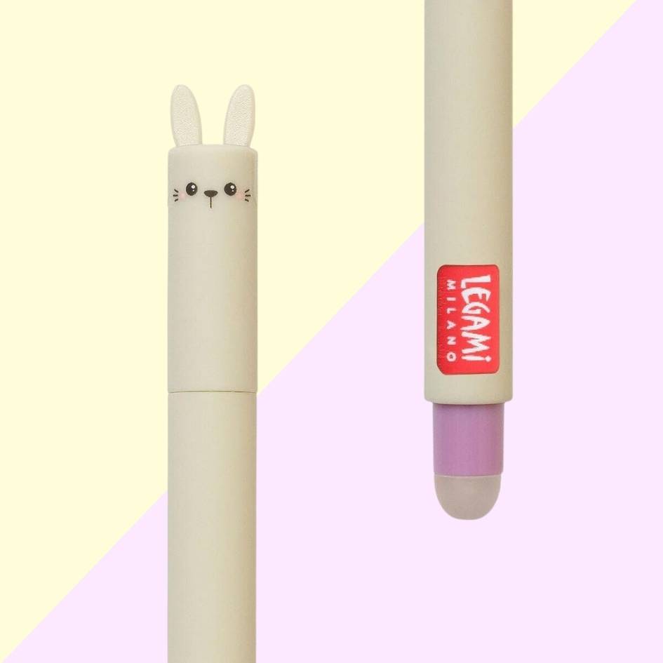 Stylo à Encre Gel Effaçable Violet - Lapin