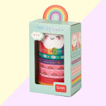 Set de 5 Rubans Adhésifs en Papier - Arc-en-ciel