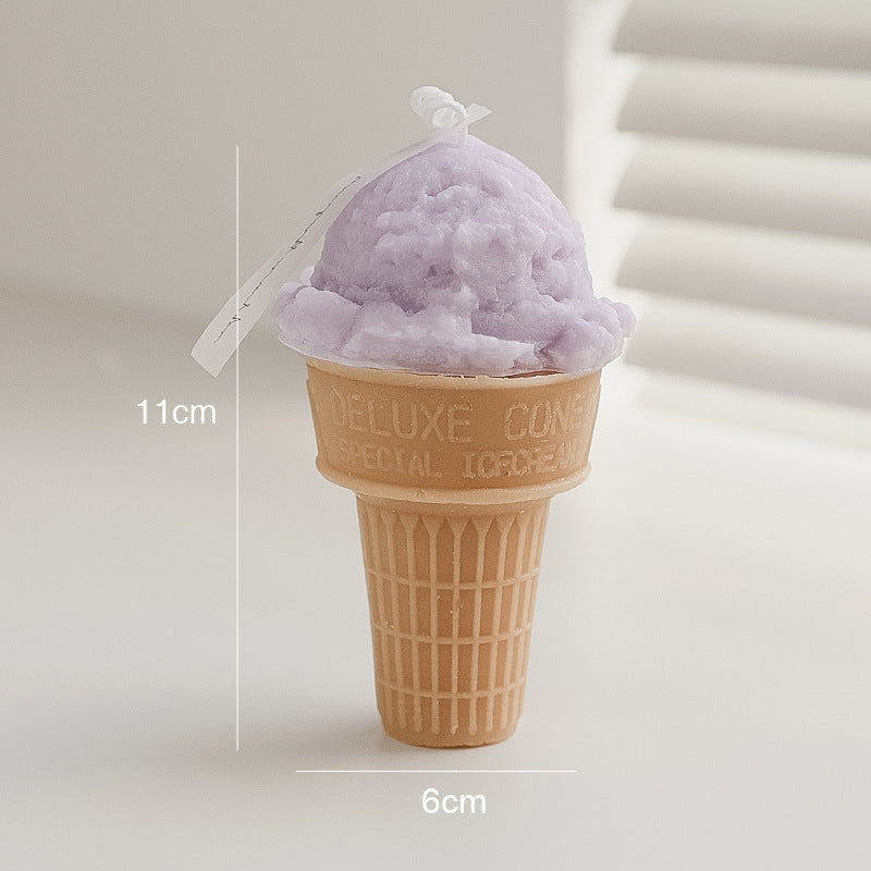 Bougie Glace  violet Taro