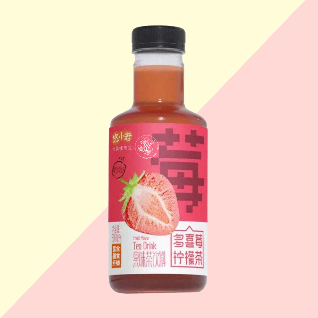 Youxiaojun Thé Noir Fraise 500 ml