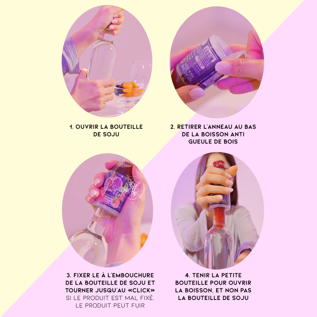 Sukhee Haesoo  Boisson Anti-Gueule De Bois Grenade Framboise 60ml