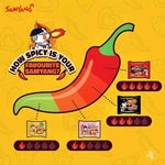 Ramen Hot Chicken 2x Spicy Pack X5 - Nouilles Instant