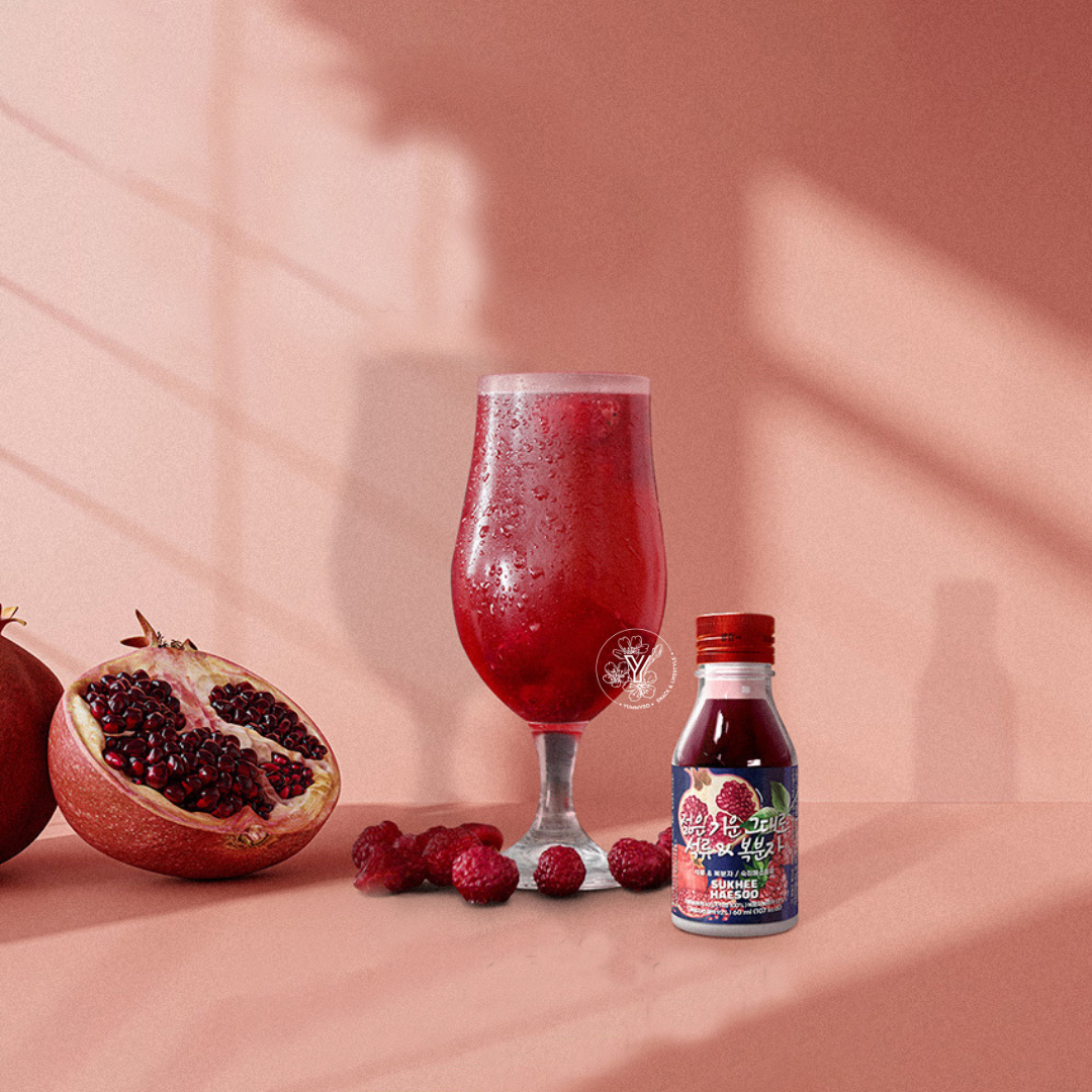 Sukhee Haesoo  Boisson Anti-Gueule De Bois Grenade Framboise 60ml