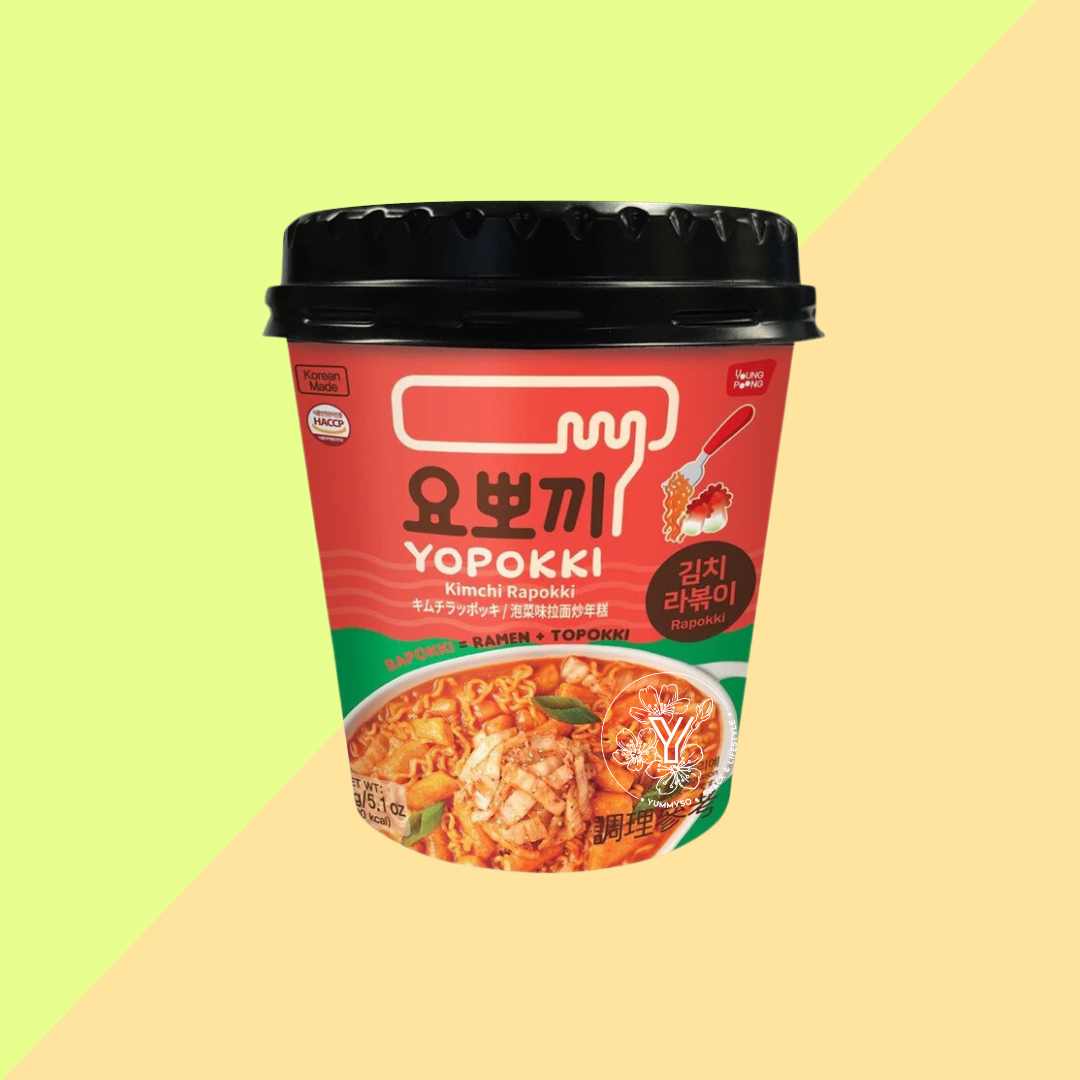 Yopokki Rapokki Cup - Gâteau de Riz et Ramen Kimchi