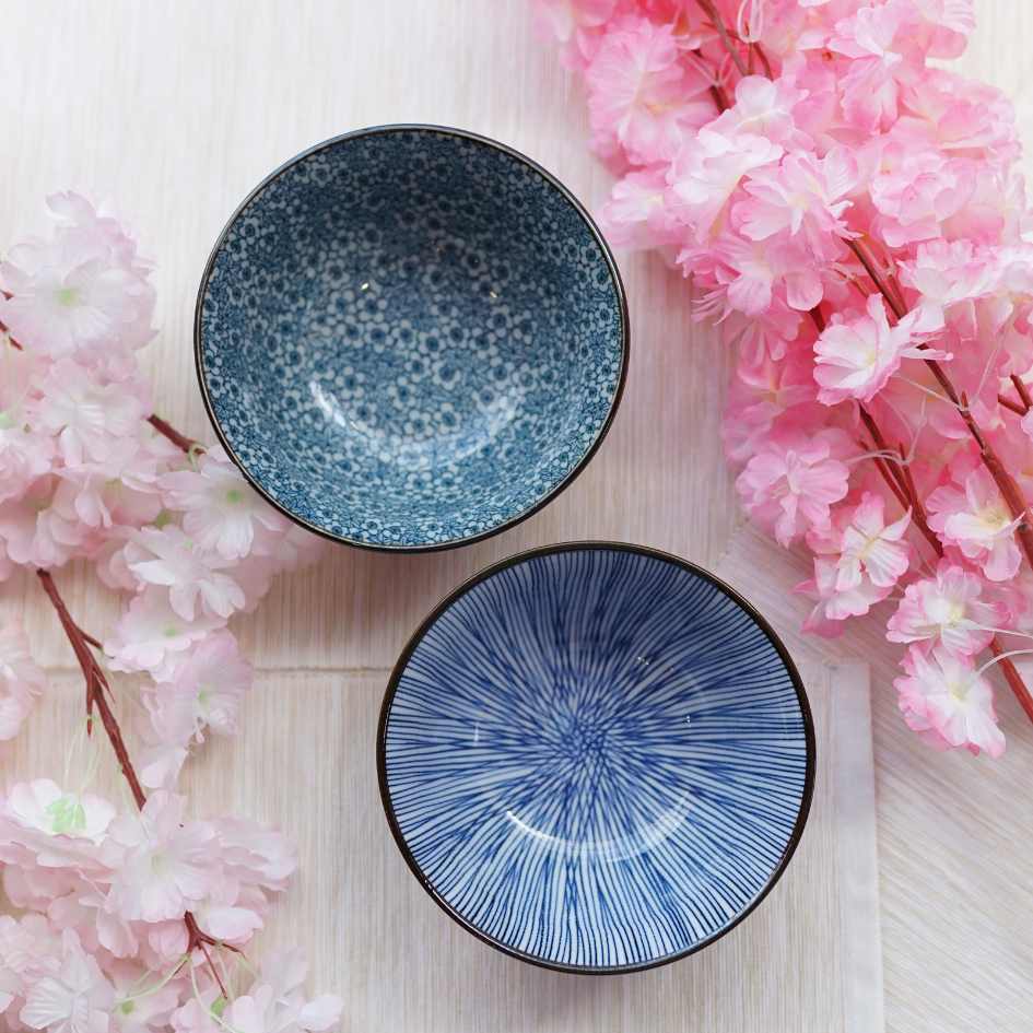 Bol Ramen Bleu - Bol Céramique Japonais