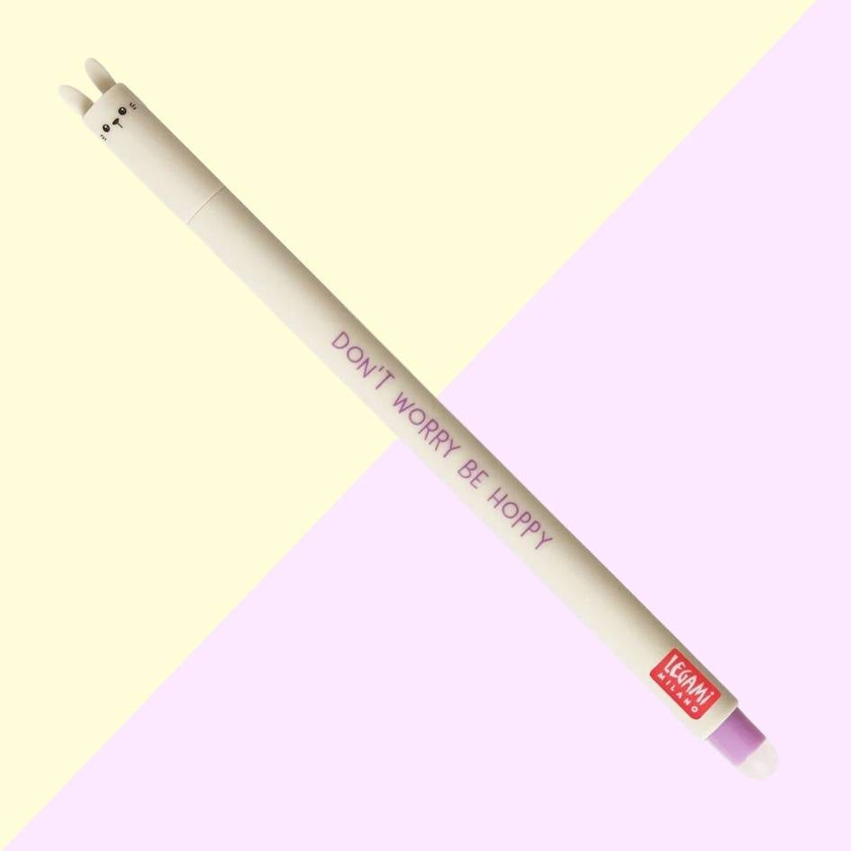 Stylo à Encre Gel Effaçable Violet - Lapin