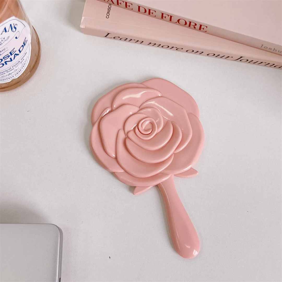 Miroir Fleurs Rose