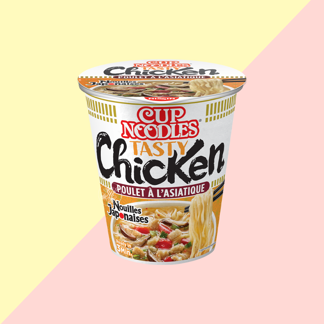 Nissin cup noodles  Poulet A L'asiatique - Nouilles Instantanées au poulet