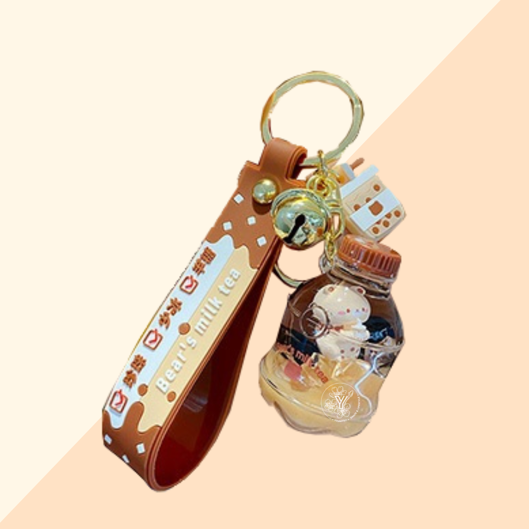 Porte clé Bubble tea bouchon