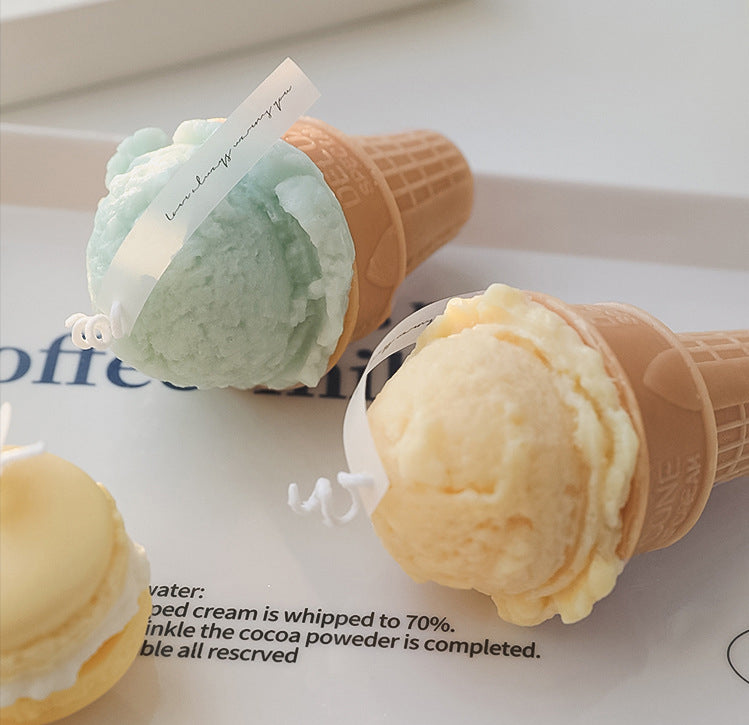 Bougie Glace jaune Yuzu