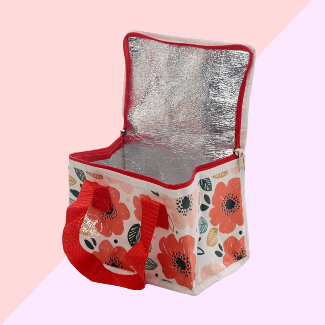 Mini Sac Repas Isotherme - Fleurs