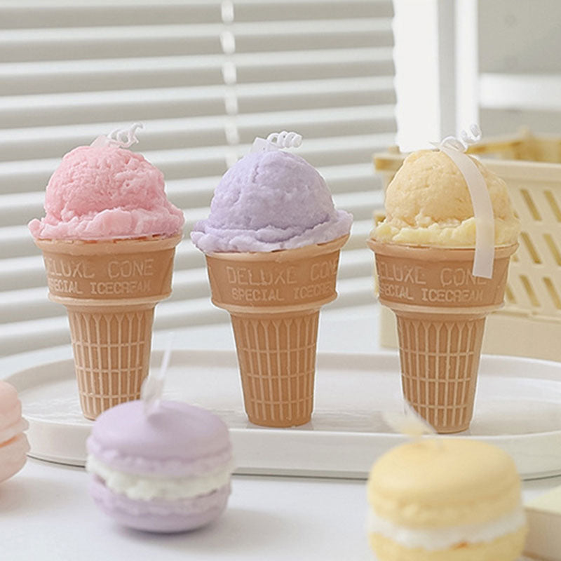 Bougie Glace  violet Taro