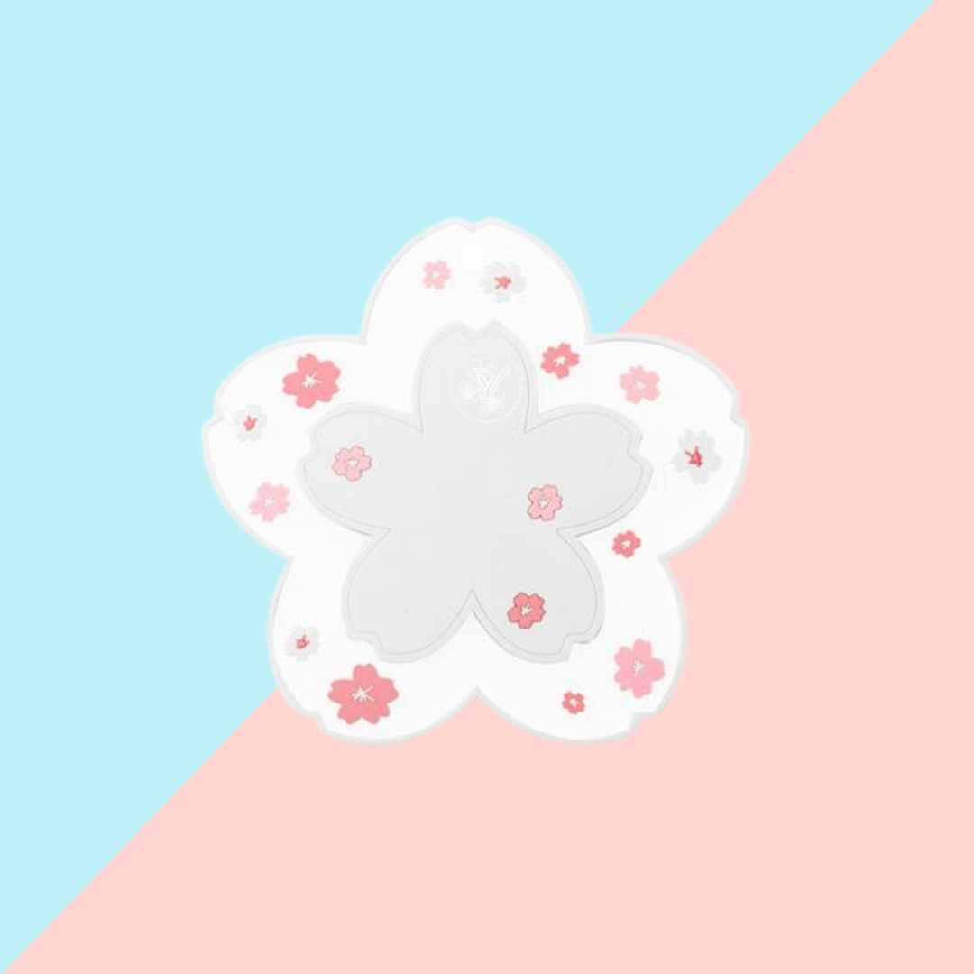 Sous-tasse Fleurs Kawaii Blanc