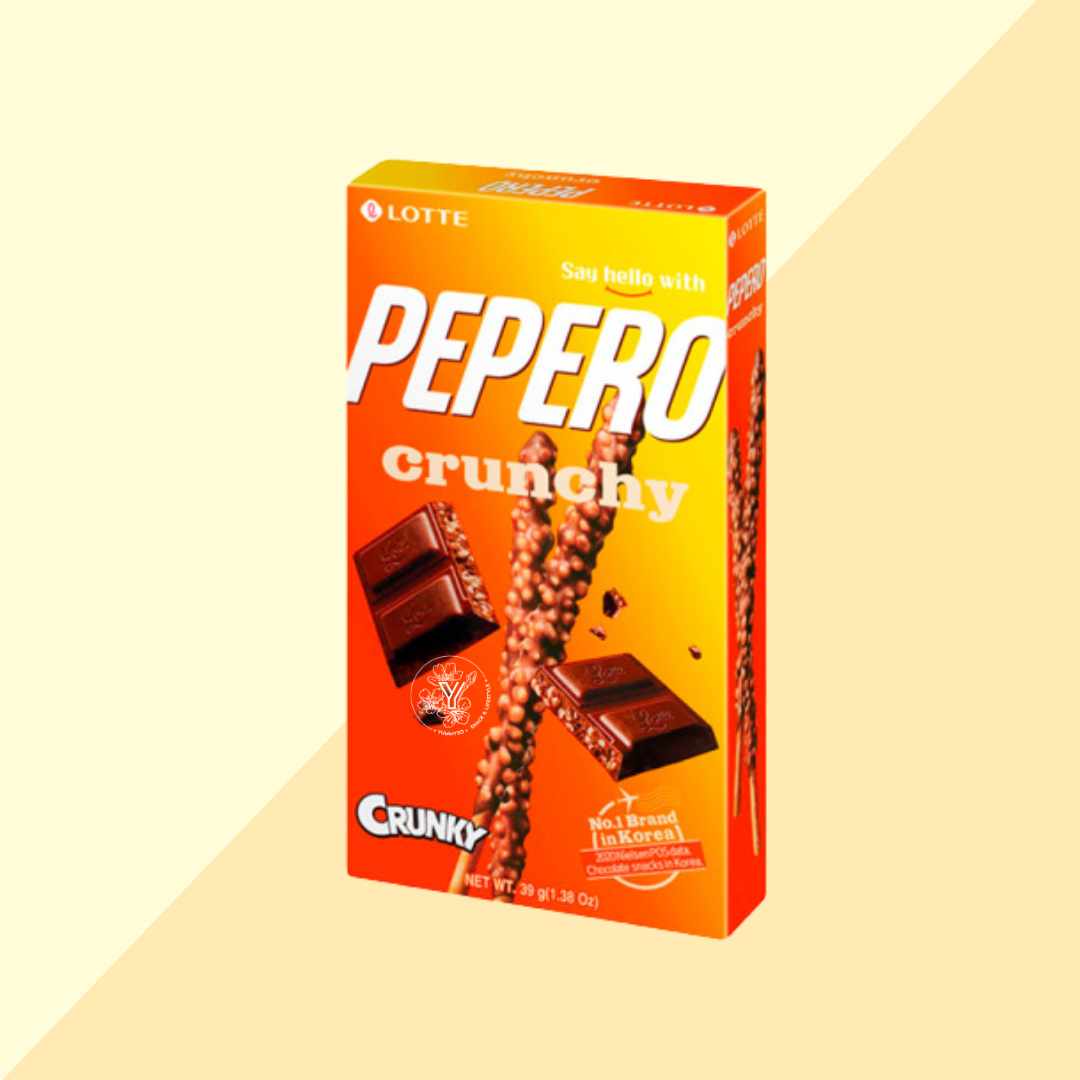 Pepero Crunchy - Bâtonnets chocolatés Corréens